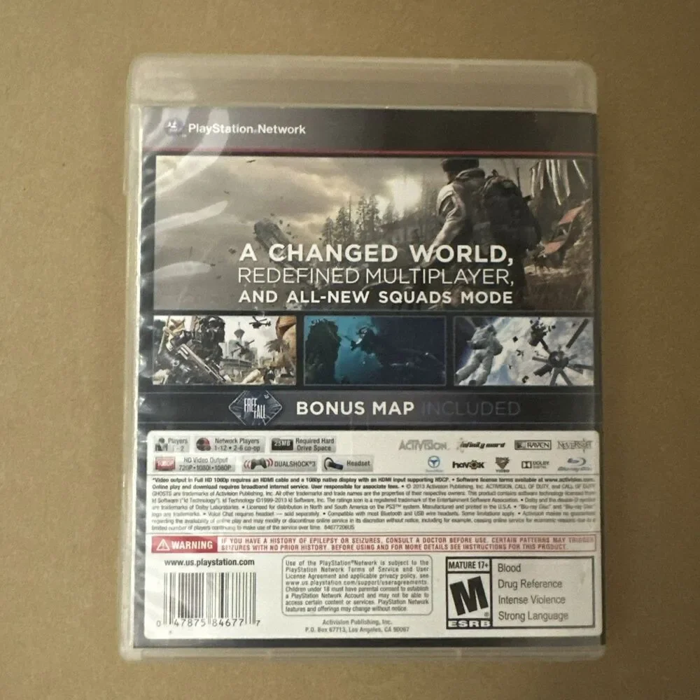 Call of Duty: Ghosts (Sony PlayStation 3, 2013)